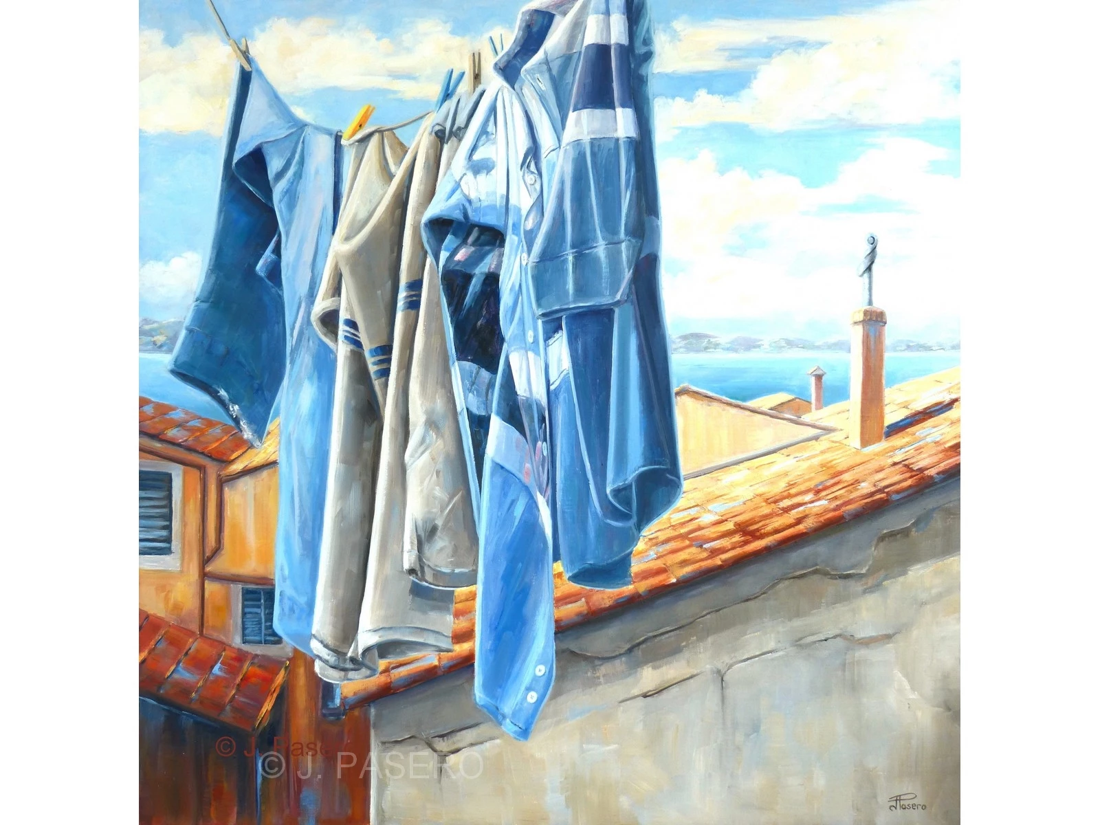 Tableau - Sur les toits de Croatie
